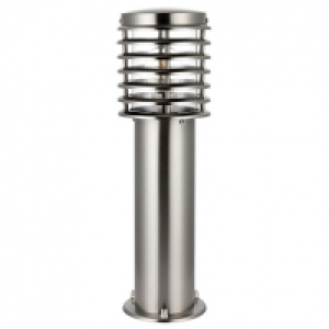 Wickes Eton Brushed Chrome Post Light - 60W &pound;39.99