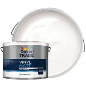 Dulux Trade Vinyl Matt Emulsion Paint - Pure Brilliant White £46.00