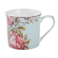 Debenhams  V & A - Multi-coloured gloss finish Rose Palace mug