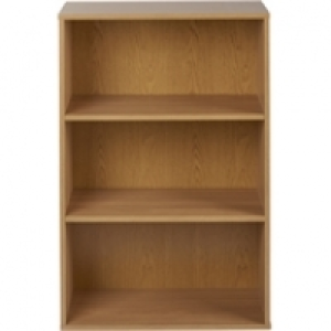 Bookcase Oak 3 Tier Oak