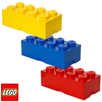 HomeBargains  Lego Stackable Rectangle Storage Brick