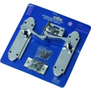 Wickes Vancouver Latch Handle Set Chrome