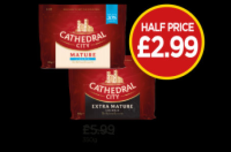 Cathedral City Mature Cheddar, Extra Mature Cheddar £5.99
