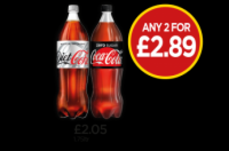 Diet Coke, Coca Cola Zero Sugar £2.89