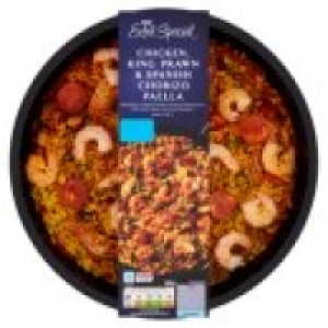 Chicken, King Prawn & Spanish Chorizo Paella £5.00