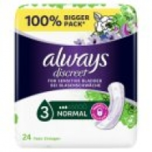 Discreet Incontinence Pads Normal For Sensitive Bladder £3.70