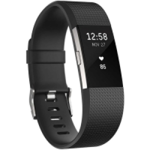Fitbit Charge 2 Heart Rate + Fitness Wristband - Black - Lar