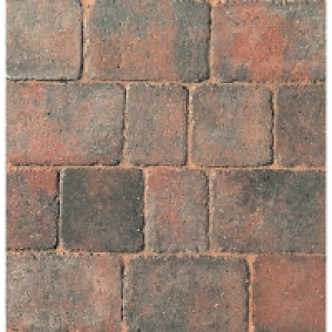 Wickes  Marshalls Drivesett Duo Textured Block Paving - Cinder/Terra