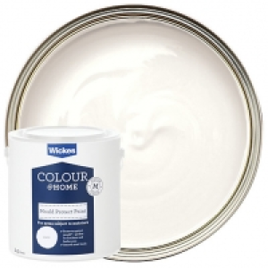 Wickes Colour @ Home Mould Protect Emulsion Paint - White 2. &pound;16.99