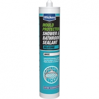 Wickes  Wickes Mould Protect Shower and Bathroom Sealant - White 310