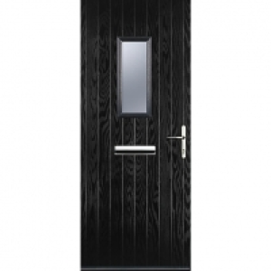 Euramax 1 Square Black Left Hand Composite Door 920mm x 2100 £574.99