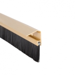 Wickes Concealed Fixing Door Brush Draught Excluder Gold Eff £9.99