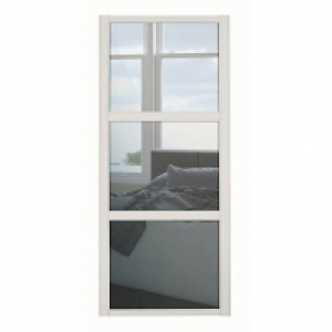 Spacepro 3 Panel Shaker Cashmere Frame Mirror Door - 762mm &pound;145.00