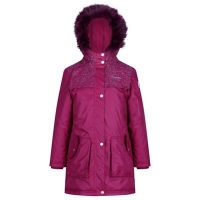 Debenhams  Regatta - Red Halimah girls waterproof hooded parka jacket
