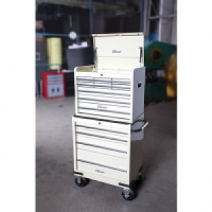 Hilka Classic 13 Drawer Mobile Combination Unit - Cream &pound;489.99