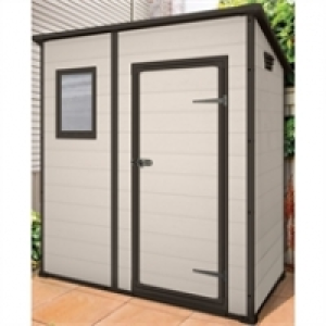 Keter 6 x 4ft Manor Beige Pent Shed £237.15