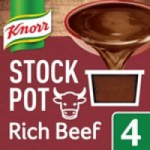 Knorr Rich Beef Stock Pot 4 Pack £1.00