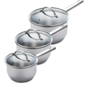 Aldi  Crofton Saucepan Set 3 Pack
