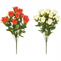 JTF  Bouquet Rosebud Glitter Edge 47cm