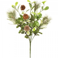 JTF  Bouquet Frosted Christmas Foliage 48cm
