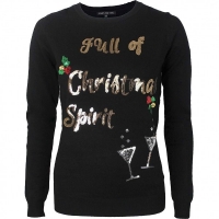 JTF  Heart And Soul Christmas Spirit Jumper Ast Ladies