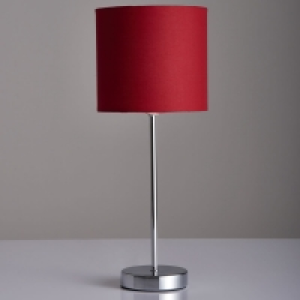 Wilko Milan Table Lamp Red £6.00