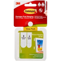 Wilko  Command Picture Hanging Value Pack
