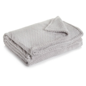 Wilko Waffle Throw Silver 200 x 240cm £8.00
