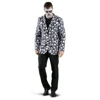 Wilko  Wilko Adult Skull Jacket Costume Size Medium / Large