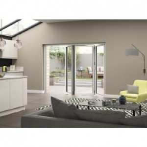 Jci Aluminium Bi-fold Door Set White Left Opening 2090 x 209 &pound;2,999.00