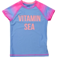 BigW  Wave Zone Girls Vitamin Sea Rashie - Blue