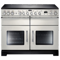 Wickes  Rangemaster Excel 110 Ceramic Cooker - Ivory with Chrome Tri