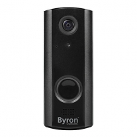 Wickes  Byron Wifi Rechargable Battery Video Doorbell Black