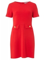 Debenhams  Dorothy Perkins - Petite red fit and flare dress