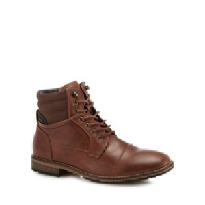 Red Herring - Brown Lava lace up boots