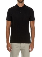 Debenhams  Burton - Black stretch polo shirt