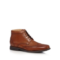 Debenhams  Henley Comfort - Tan leather Thames wide fit Chukka boots