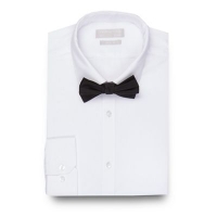 Debenhams  Red Herring - White slim fit shirt and black bow tie set