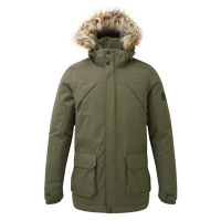 Debenhams  Tog 24 - Dark khaki Essential waterproof parka jacket
