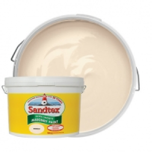 Sandtex Smooth Masonry Paint - Magnolia 10L &pound;44.99
