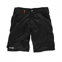 Wickes  Scruffs Worker Lite Shorts Black - 40W