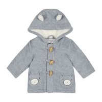 Debenhams  bluezoo - Babies grey fleece coat