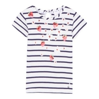 Debenhams  J by Jasper Conran - Girls off white striped t-shirt