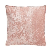 Debenhams  Home Collection - Pink crushed velvet cushion