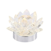 Debenhams  Home Collection - Jasmine Glass Flower LED Table Light