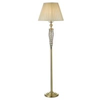 Debenhams  Home Collection - Jayce Antique Brass Metal Floor Lamp