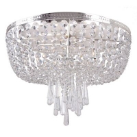 Debenhams  Home Collection - Mia Crystal Glass Flush Light