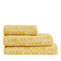 Debenhams  Home Collection Basics - Yellow buttercup print towel