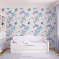 Debenhams  Disney - Disney Frozen Snowflake Wallpaper