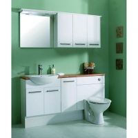 Wickes  Wickes Seville White Gloss Fitted Base Unit - 300 mm